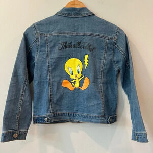 Looney Tunes Tweety Bird Jean Jacket  | 10/12 Youth